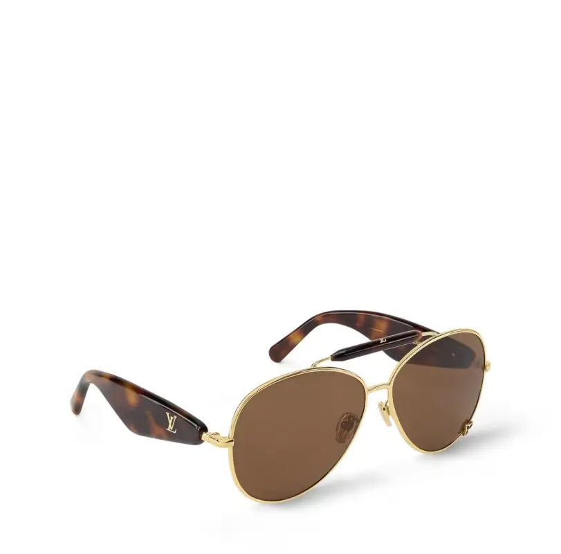 LOUIS VUITTON Z3462U round designer sunglasses colorway 01