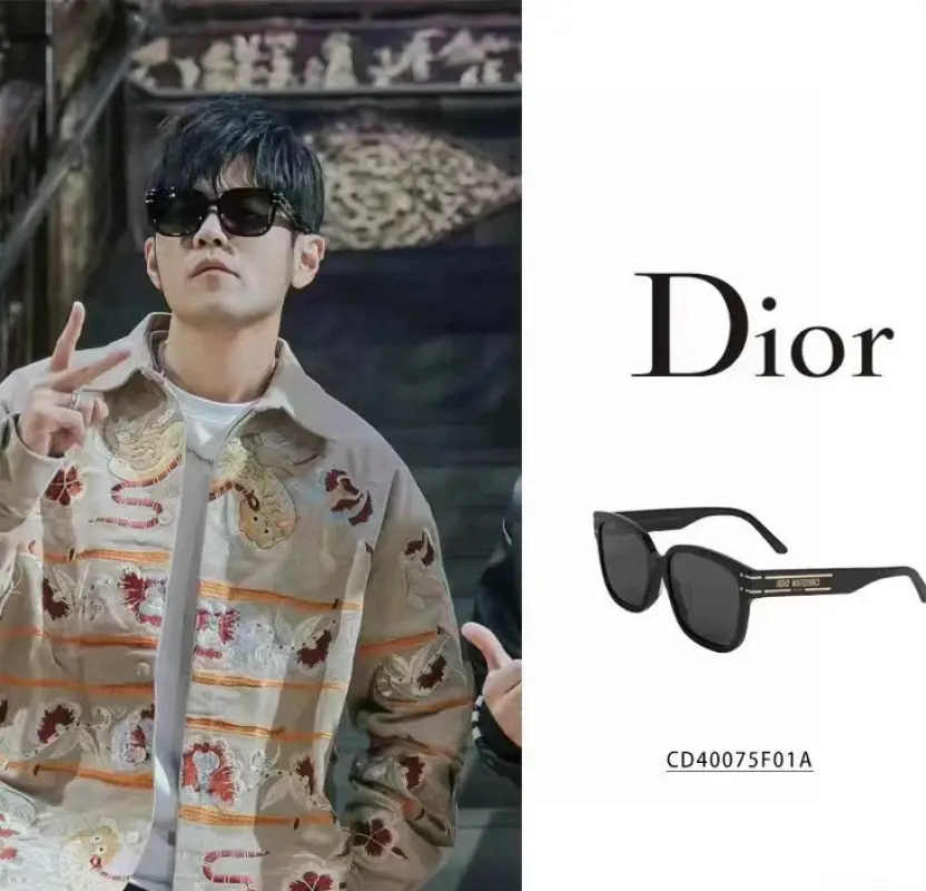 DIOR ARCHIVE KKI6K8 rectangle designer sunglasses colorway 01