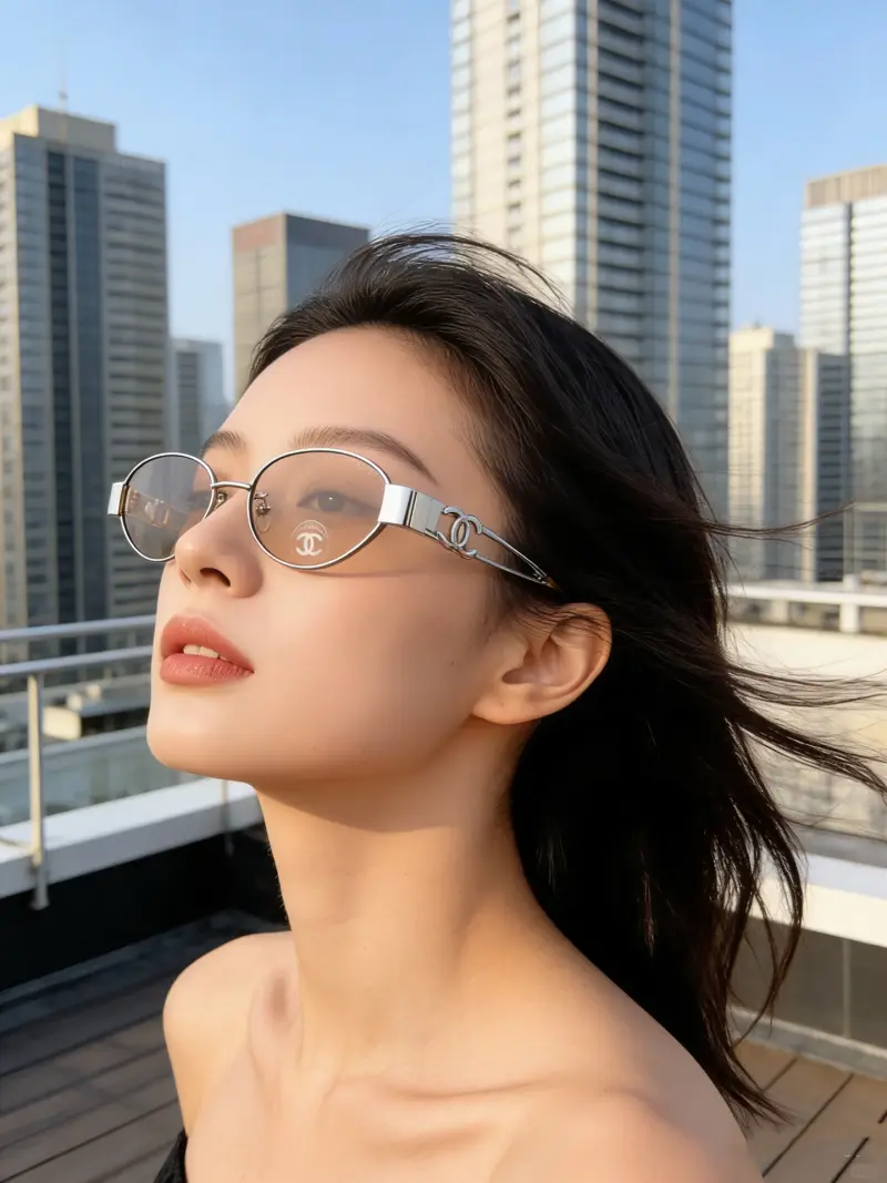 CHANEL CH9180 rimless designer sunglasses colorway 01