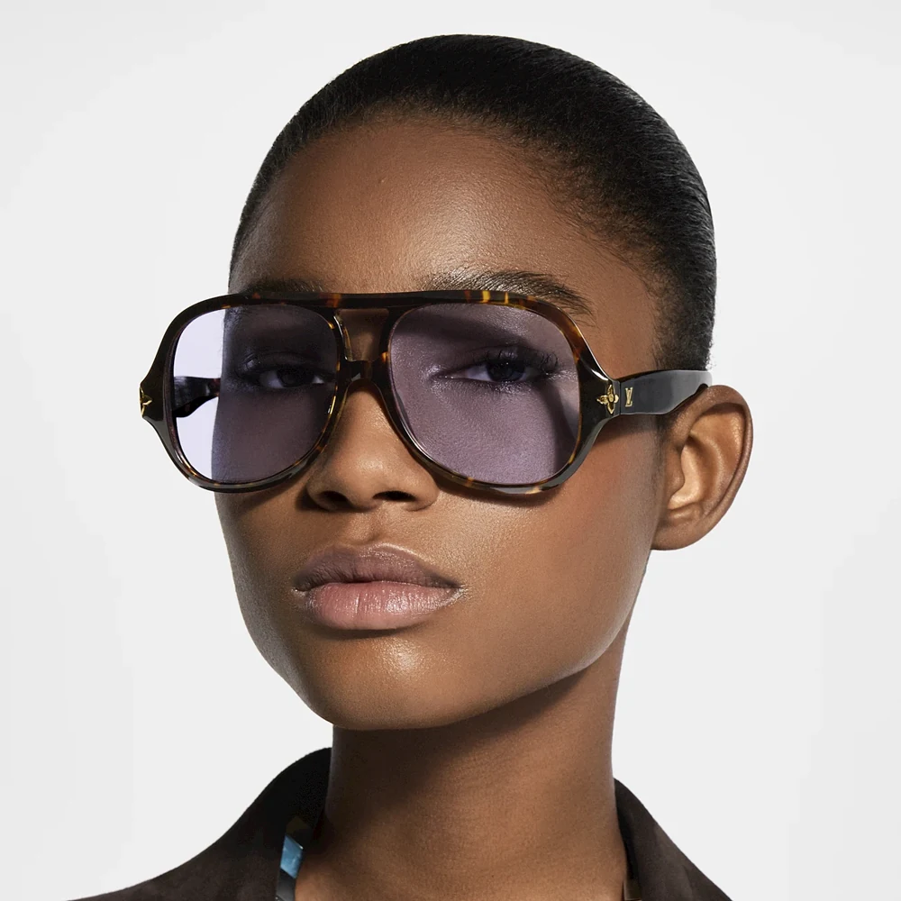Louis Vuitton Z3642W oversized pilot sunglasses